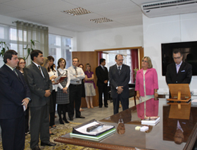 Cerimônia de posse, no gabinete do presidente do TRT-PR, desembargador Ney José de Freitas. Cerimônia de posse, no gabinete do presidente do TRT-PR, desembargador Ney José de Freitas.