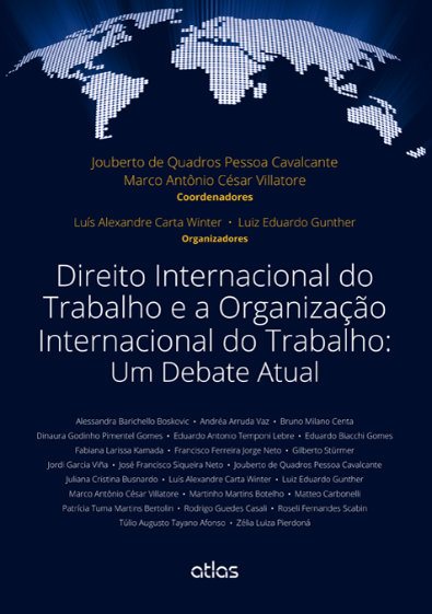 Imagem traz capa do livro Direito Internacional do Trabalho e a Organização Internacional do Trabalho: Um Debate Atual