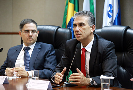 Os conselheiros Fernando Mattos e Carlos Eduardo Dias