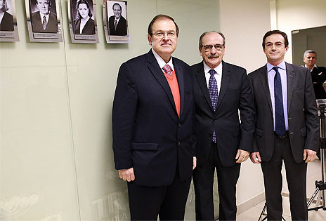 Desembargadores Célio Horst Waldraff, Arnor Lima Neto e Arion Mazurkevic