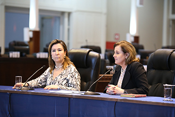 Desembargadoras Ana Carolina Zaina e Marlene T. Fuverki Suguimatsu 