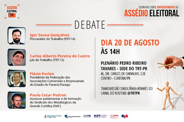 Cartaz do debate do 