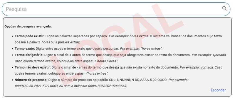 Coleção de documentos