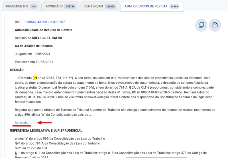 Resultado de Adm. Recursos de Revista