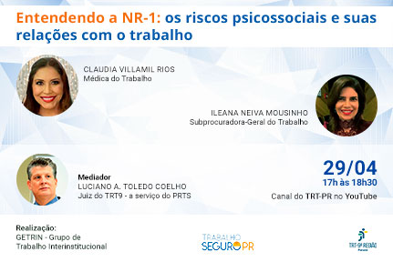 Notícia 1 A nova NR1, que entra em vigor em maio, passa a reconhecer que fatores como assédio, pressão excessiva e estresse podem impactar de forma significativa a saúde dos trabalhadores.