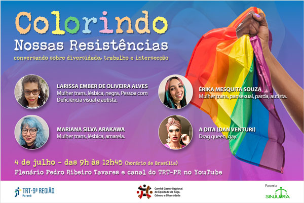 Notícia 3 O objetivo é promover o combate ao preconceito e à discriminação que atingem a comunidade LGBTQP+.