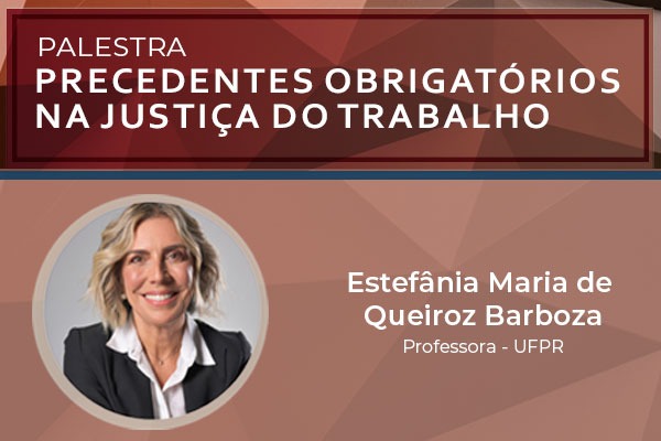 Notícia 1 Professora Estefânia Maria de Queiroz Barboza, da Universidade Federal do Paraná, será a palestrante