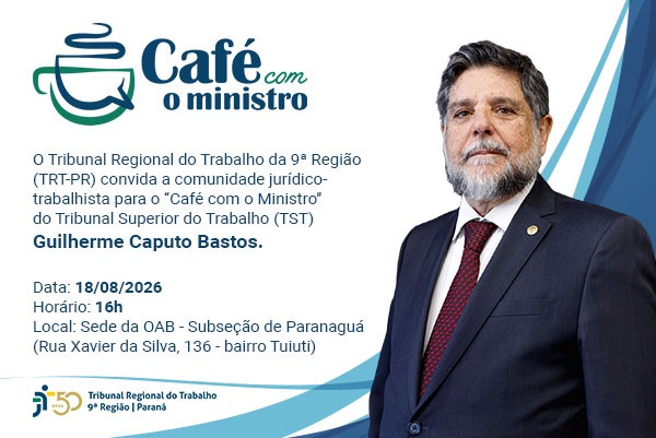 Notícia 2 Nesta terça (18), `Café com o Ministro¿ busca criar um espaço informal e estruturado de diálogo.