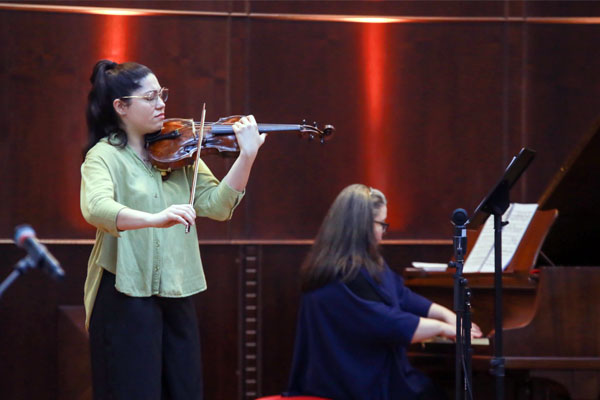 Notícia 2 Apresentação, do Belas Artes no TRT-PR, foi dedicada à música de câmara dos séculos XIX e XX