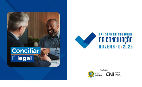 Notícia 0 Mutirão será de 3 a 6 de novembro e o Tribunal Regional do Trabalho da 9ª Região integra o esforço coletivo do Judiciário para promoção do diálogo.